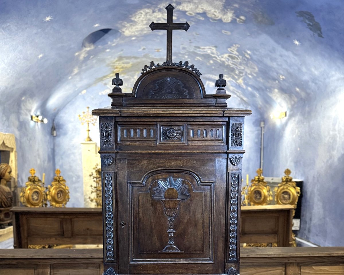 Prie Dieu de chapelle - XIXe -photo-3