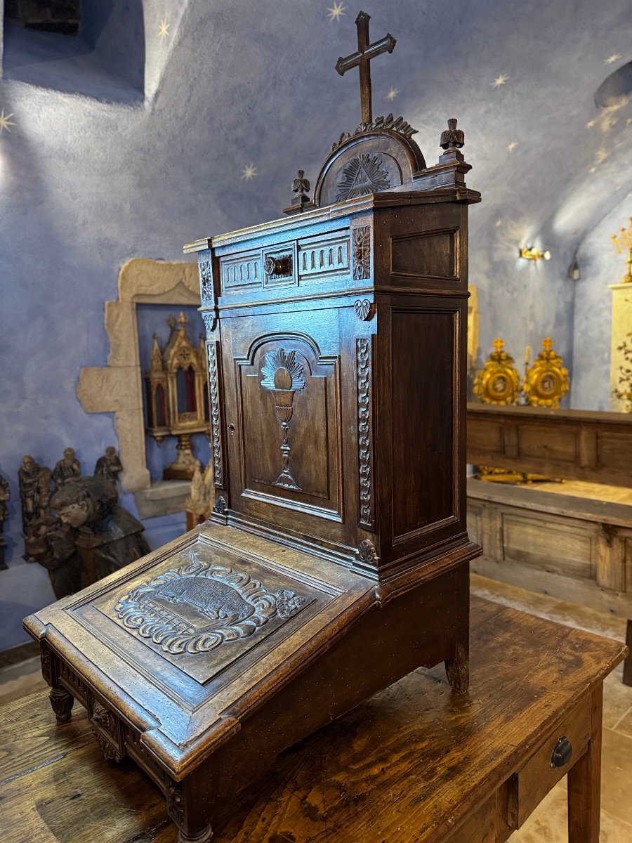 Prie Dieu de chapelle - XIXe -photo-1
