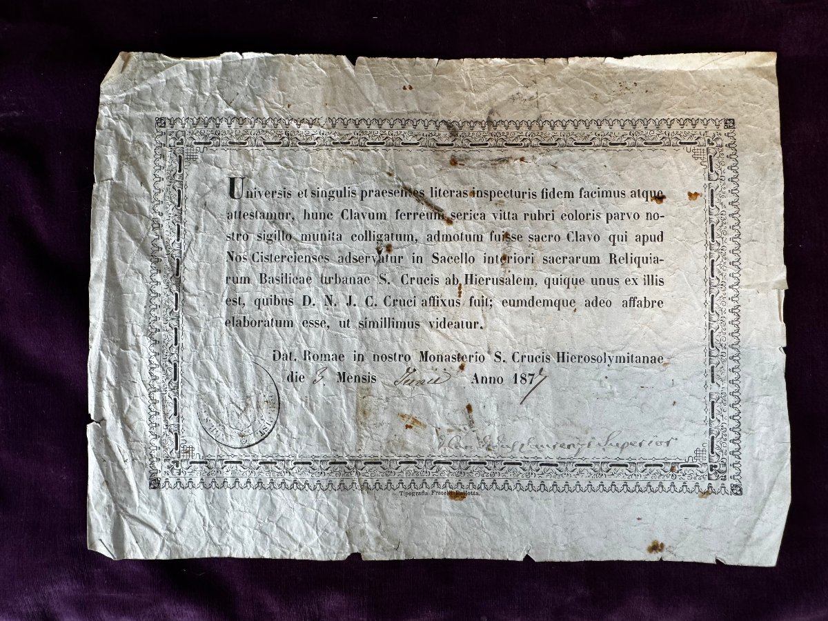 Relics Of Saint Clou - 19th Century -photo-3