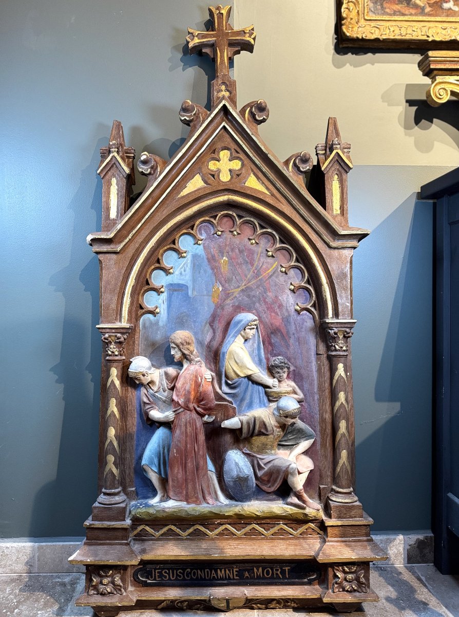 Stations Of The Cross - 19th Century-photo-2