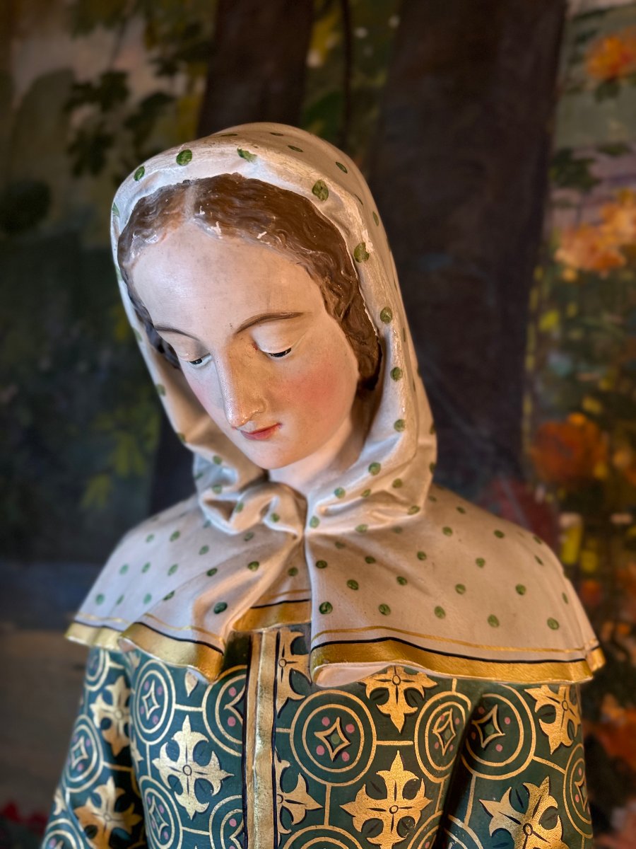 Saint Germaine Of Pibrac - 19th Century-photo-2
