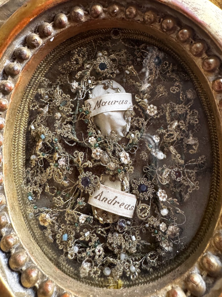 Relics Of Saints Maur And Andrew - Late 18th Century-photo-3