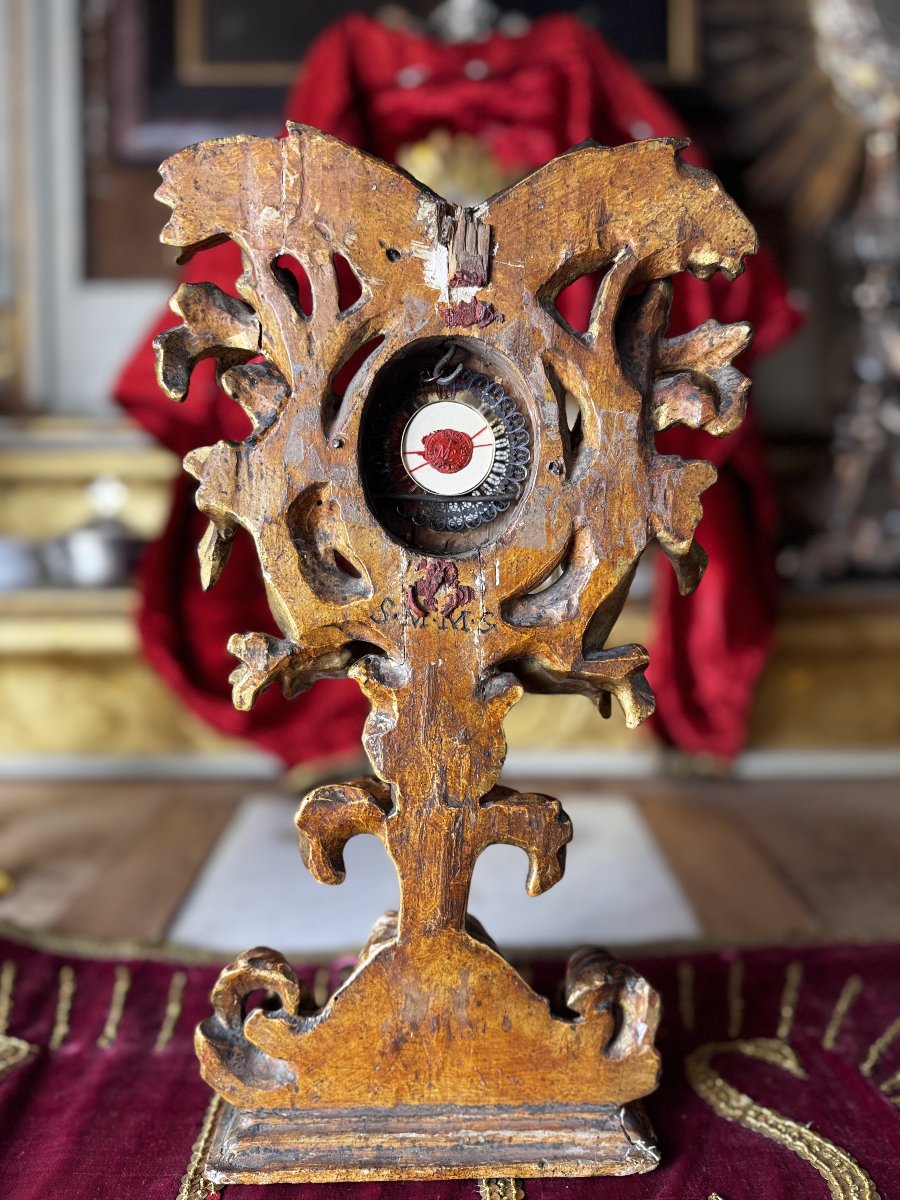 Italian Reliquary Containing A Relic Of Blessed Jean Martin Moyë  - 18th Century-photo-3