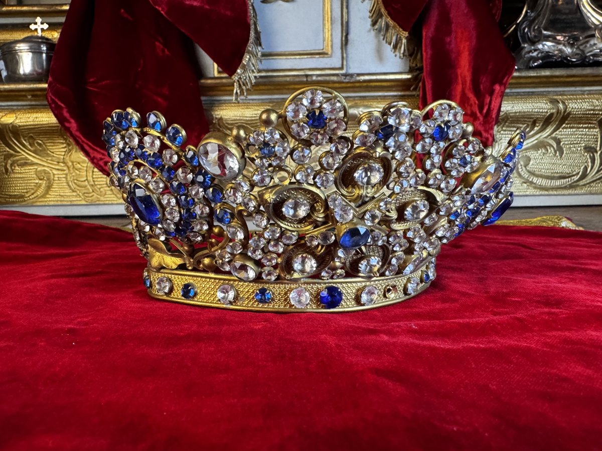 Bronze Virgin's Tiara  - Late 19th Century -photo-4