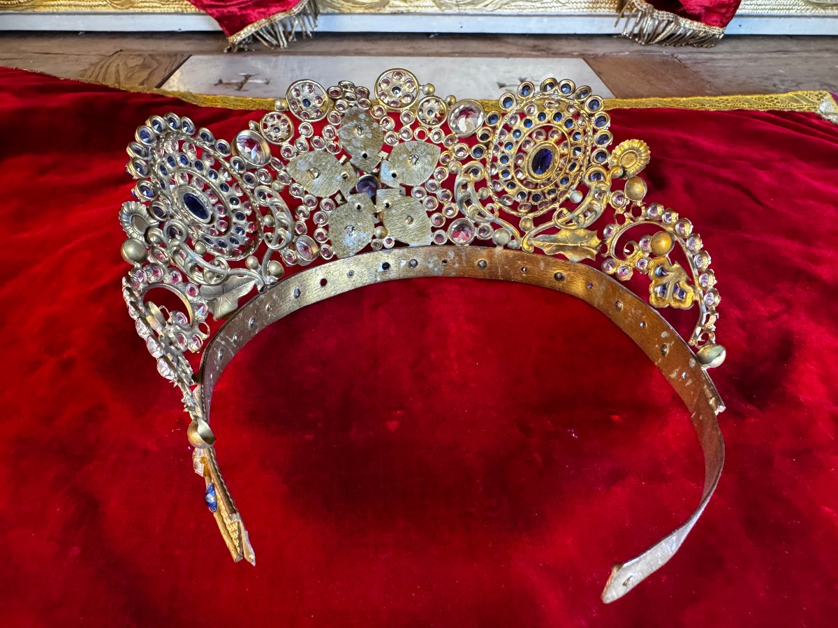 Bronze Virgin's Tiara  - Late 19th Century -photo-2