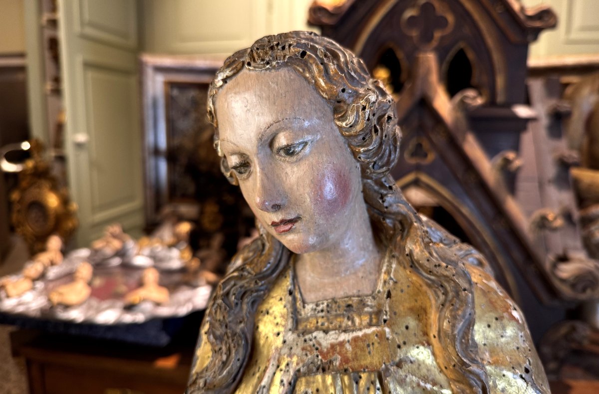 Sainte Vierge - Sud de l'Allemagne - Circa 1480-photo-4