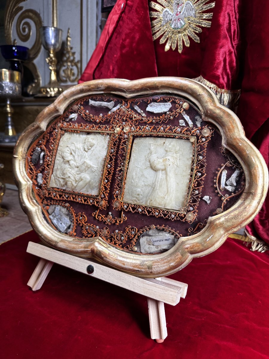 Reliquary With Two Agnus Dei—late 18th Century-photo-4