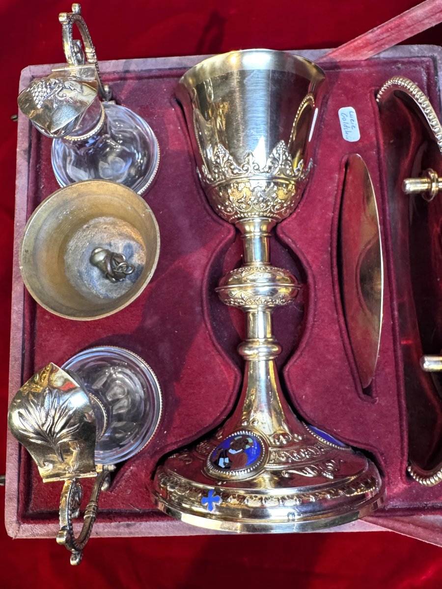 Chapelle néogothique en argent - Lucie Goldstein - circa 1900-photo-5