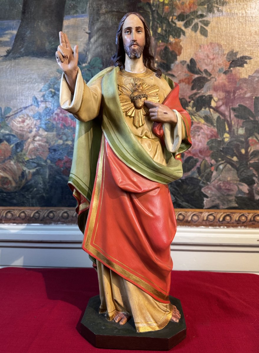 Représentation du Christ au Sacré Cœur - circa 1900