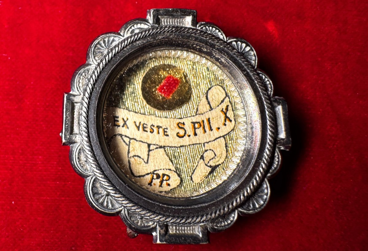Relic Of Saint Pius X - 19th Century-photo-2