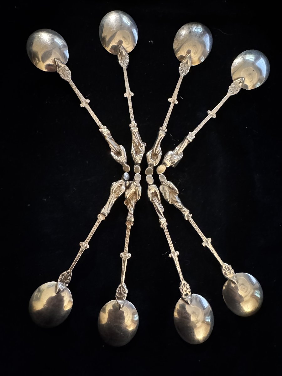Silver Spoons Depicting The Apostles—early 20th Century. -photo-1