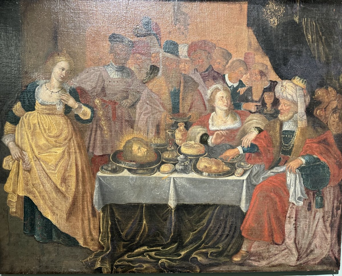 Herod's Banquet - Frans Francken And His Workshop - 17th Century