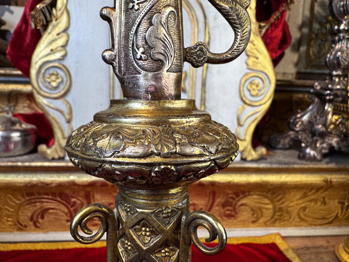Neogothic Bishop's Crozier - 19th Century-photo-1