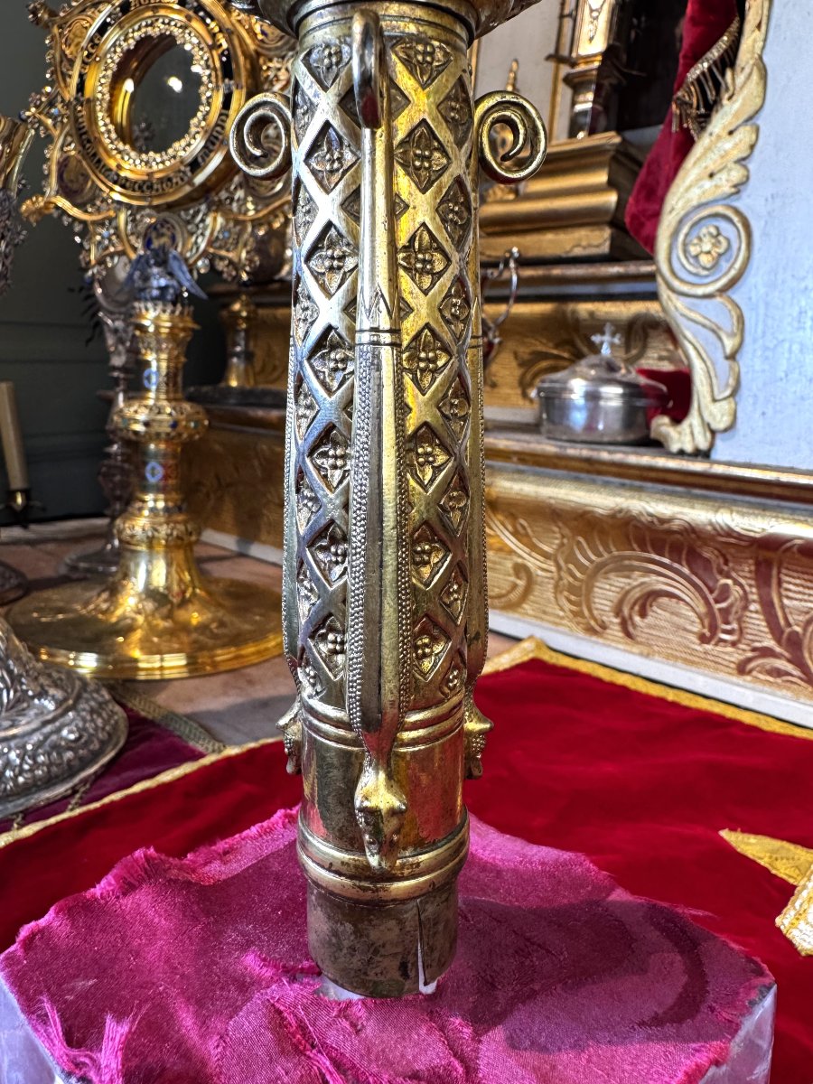 Neogothic Bishop's Crozier - 19th Century-photo-2
