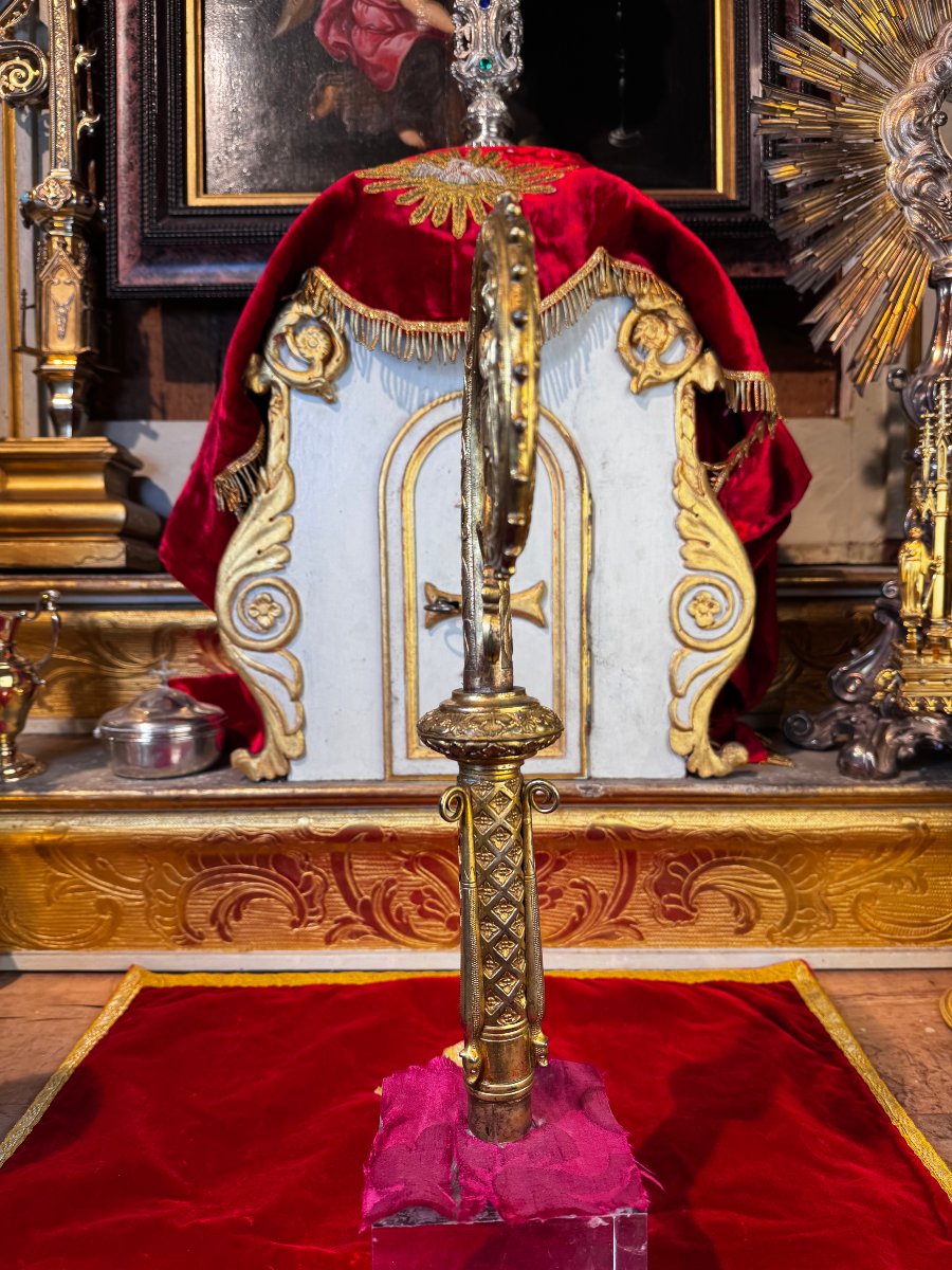Neogothic Bishop's Crozier - 19th Century-photo-4