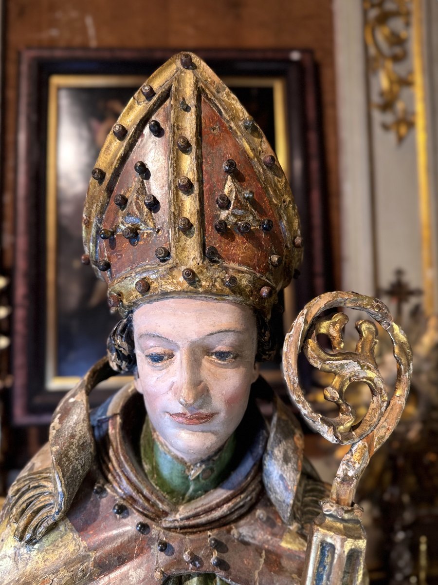 Saint Bishop – Circa 1500-photo-3