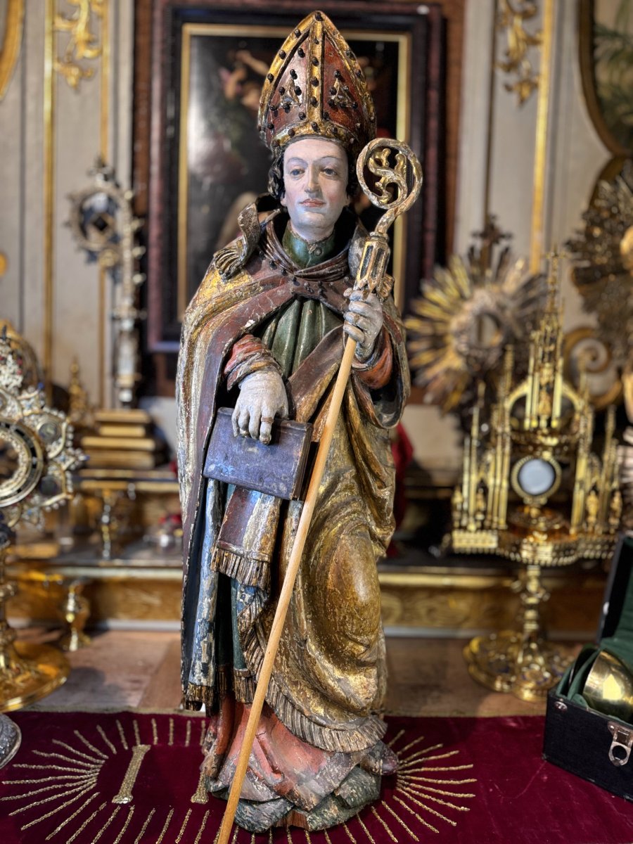Saint Bishop – Circa 1500-photo-4