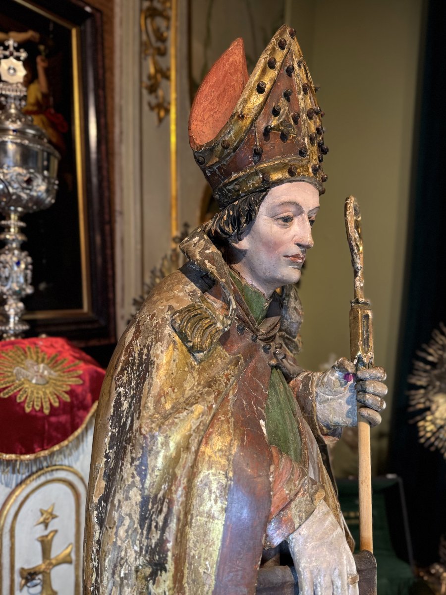 Saint Bishop – Circa 1500-photo-3