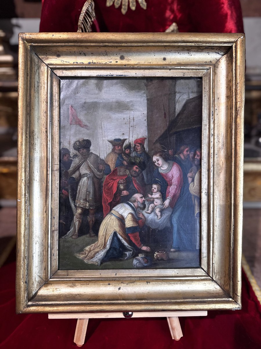 The Adoration Of The Magi - Circa 1700-photo-2