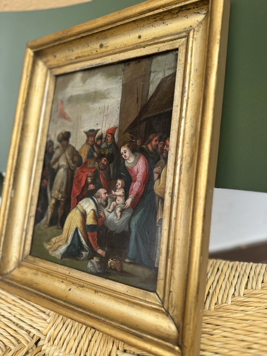 The Adoration Of The Magi - Circa 1700-photo-3