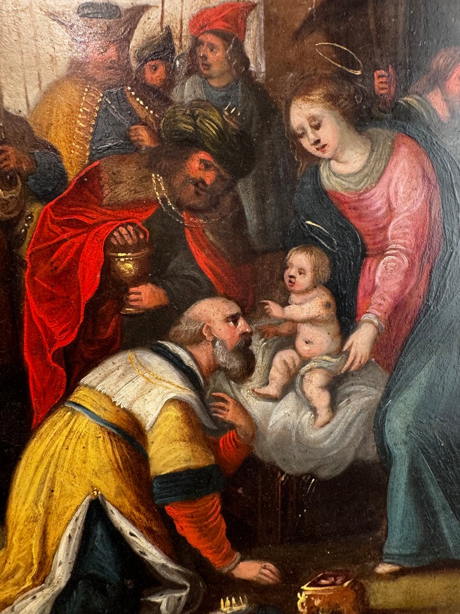 The Adoration Of The Magi - Circa 1700-photo-4