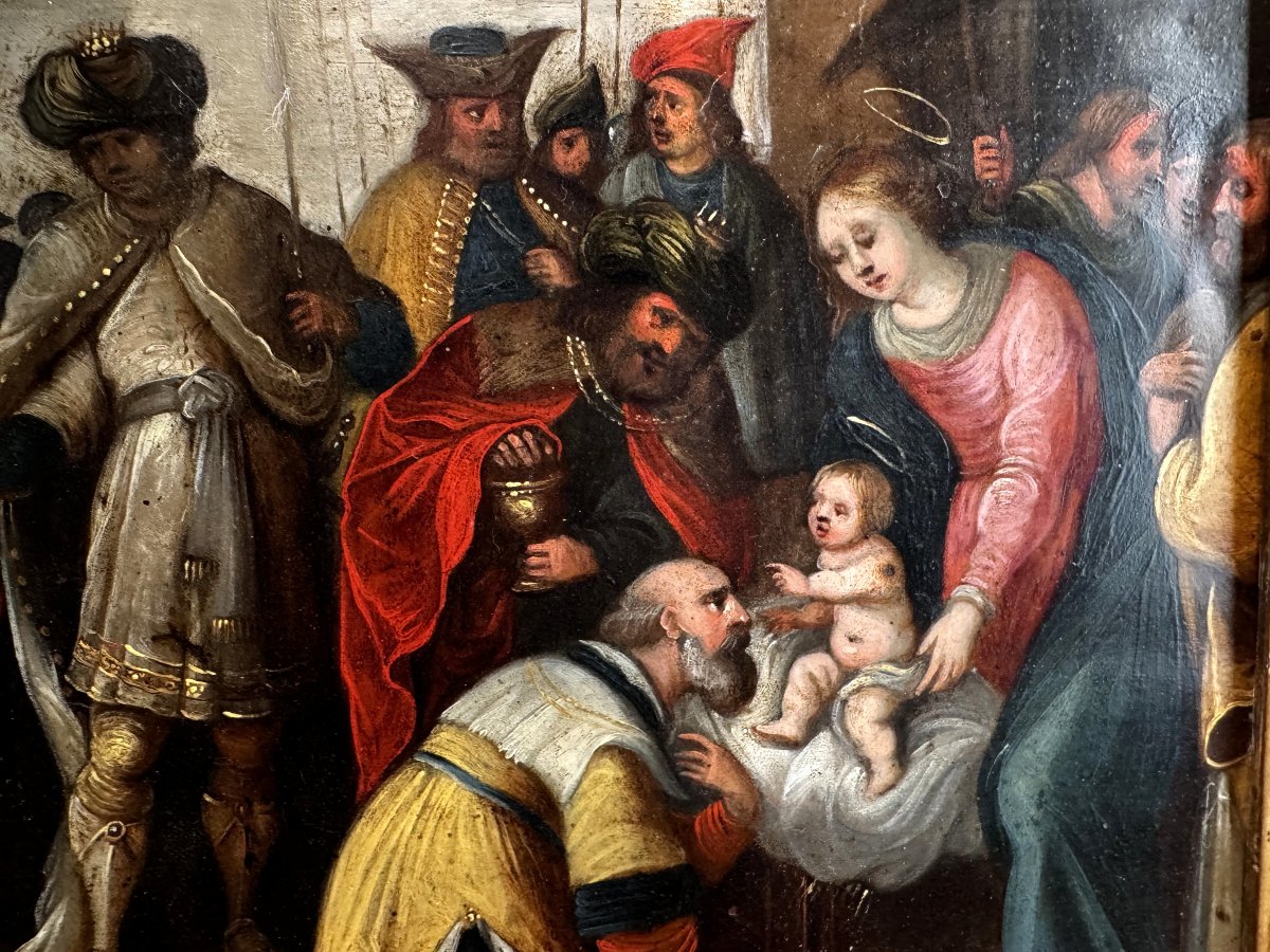 The Adoration Of The Magi - Circa 1700-photo-1