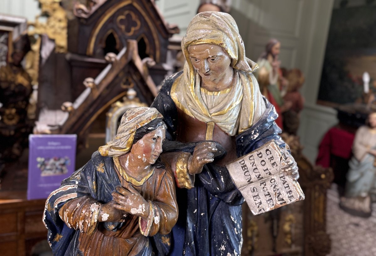 Sainte Anne éducatrice – XVIIIe-photo-4