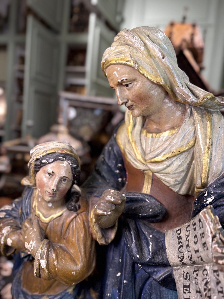 Sainte Anne éducatrice – XVIIIe-photo-1
