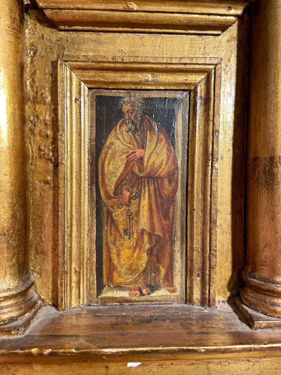 Pair Of Italian Altarpieces Around 1500-photo-1