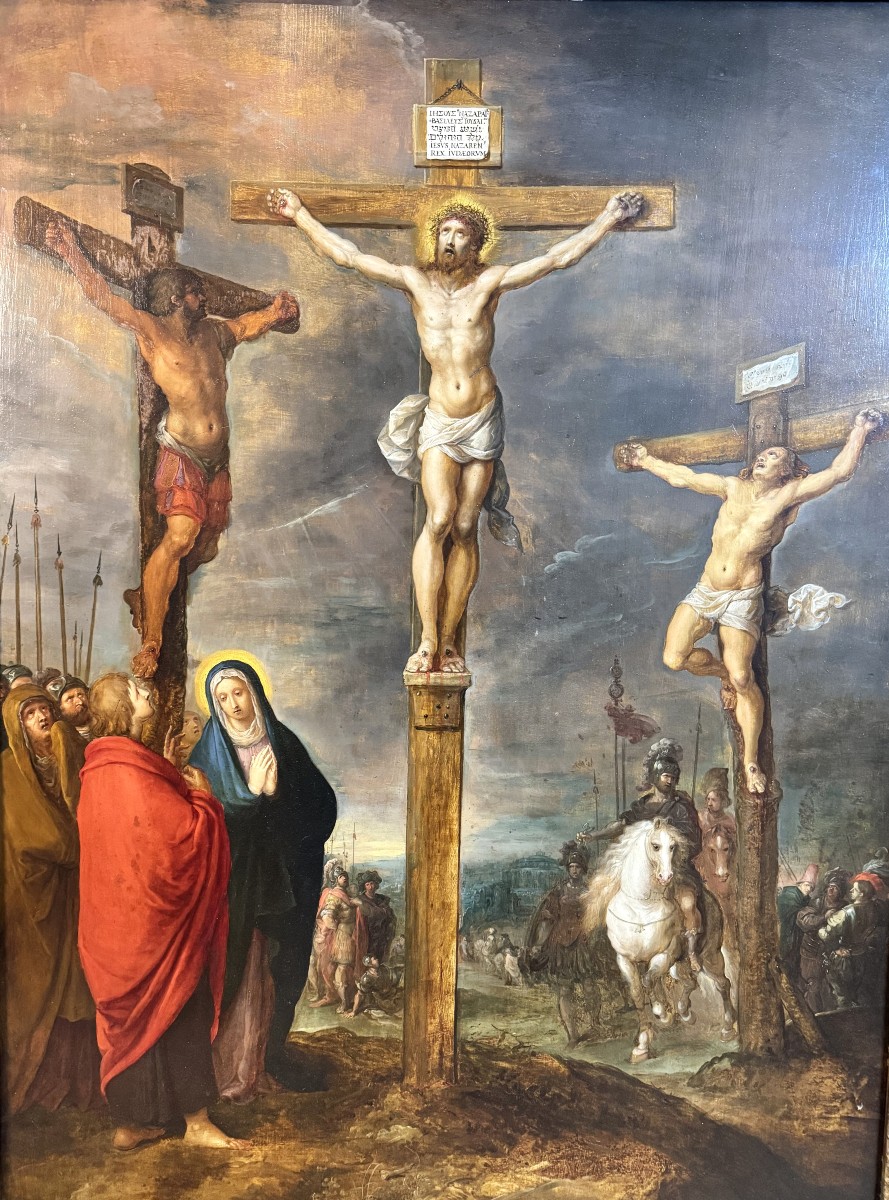 Crucifixion - Ecole Flamande - Frans Francken Et Son Atelier - XVIIe