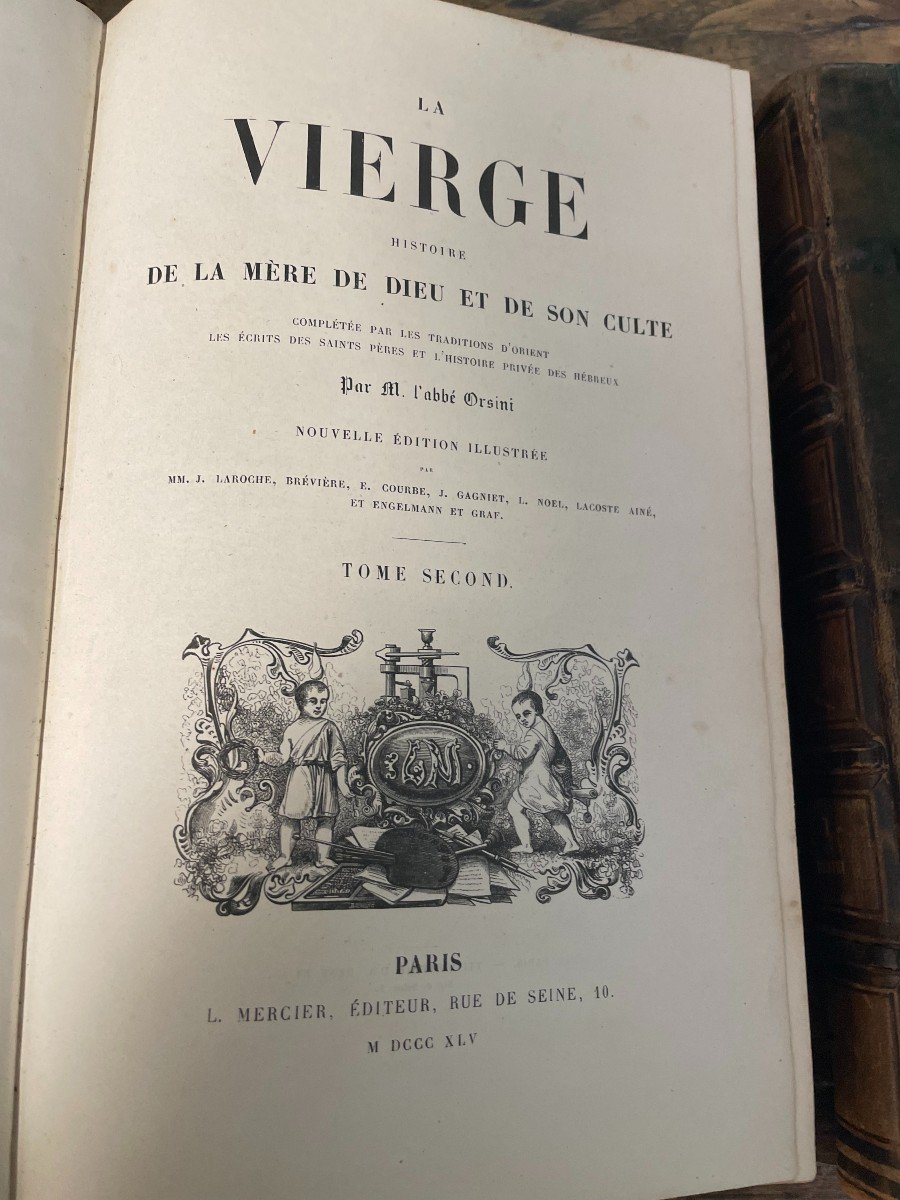 Histoire De La Vierge Par l'Abbé Orsini - édition De 1844 Et 1845 -photo-3