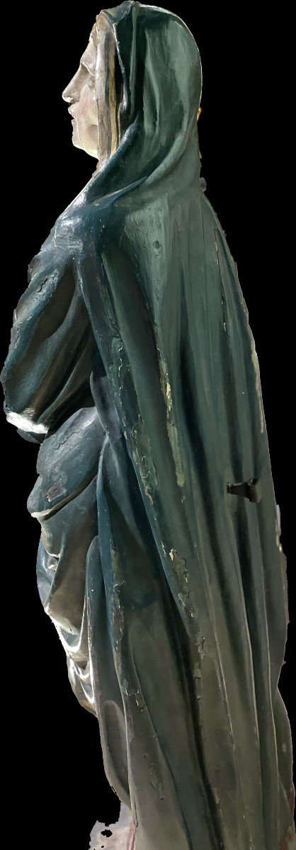 Large And Expressive Virgin Of Calvary XVII-photo-3