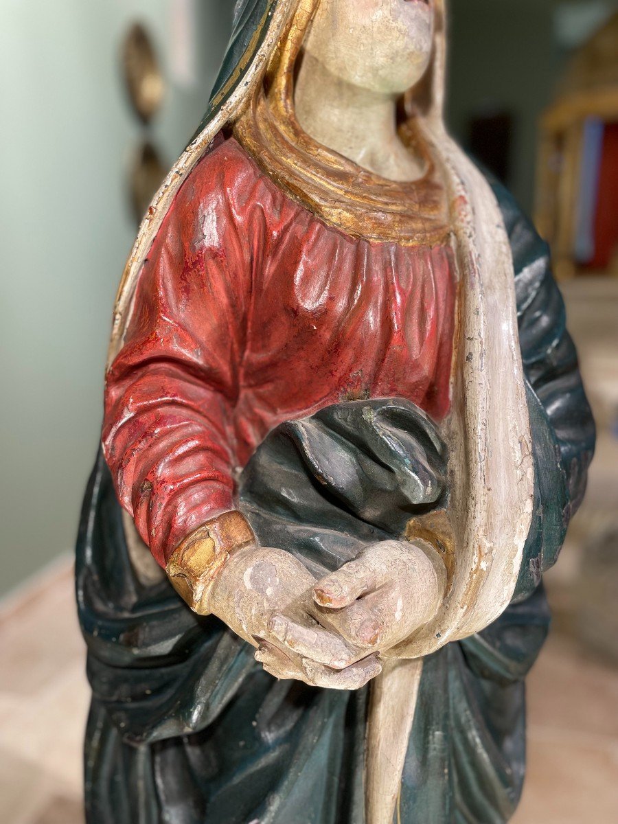Large And Expressive Virgin Of Calvary XVII-photo-3