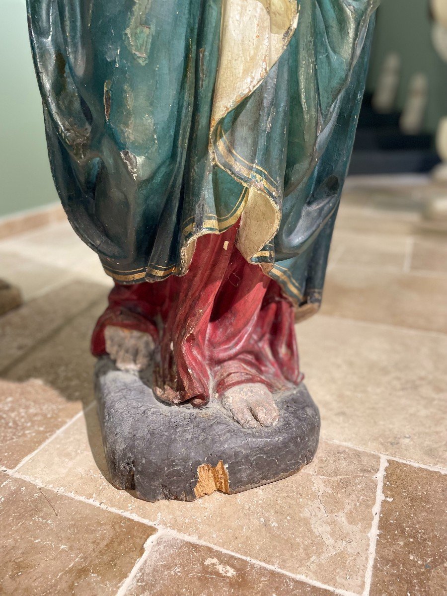 Large And Expressive Virgin Of Calvary XVII-photo-4