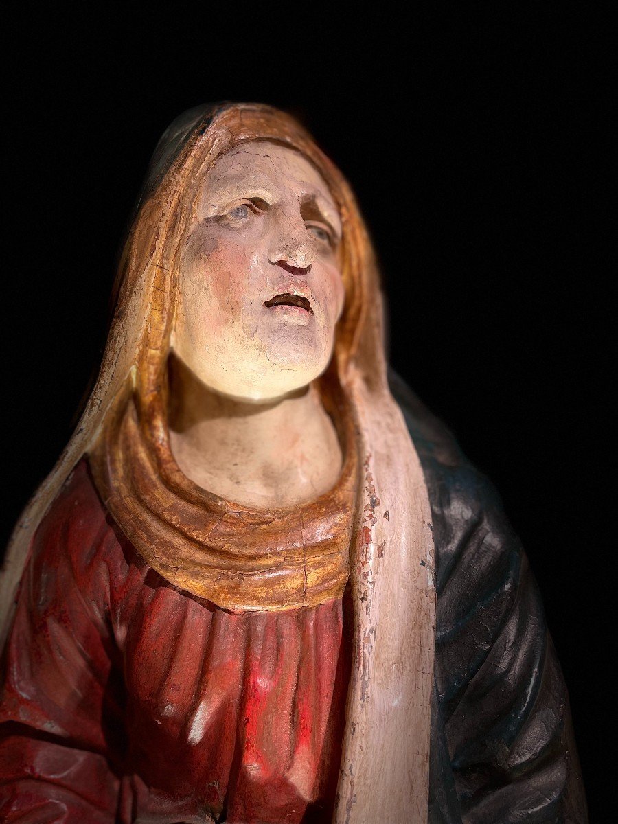Large And Expressive Virgin Of Calvary XVII