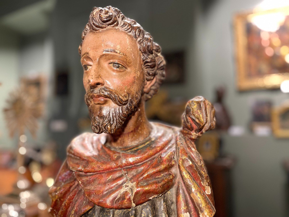 Important Reliquary Bust - XVIIth-photo-4