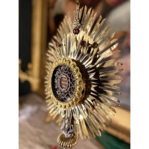 Original Monstrance With Relics – 18th Century