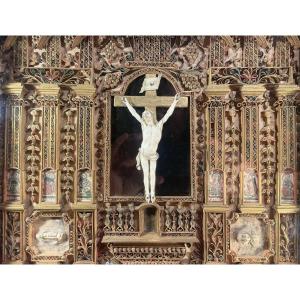 Reliquary Of Christ On The Cross - 18th Century