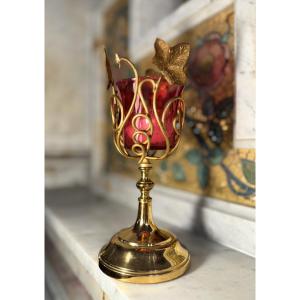 Altar Old Lamp - Tabernacle Lamp – 19th Century