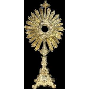 Large Silver Monstrance Offered By Napoleon III In 1867