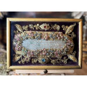 Tendre Reliquaire de Sainte Rose de Viterbe – fin XVIIIe 