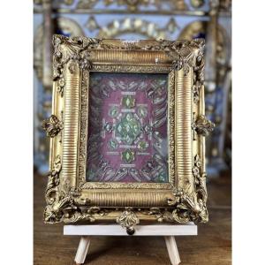 Reliquary With 41 Relics With Wax Seal - Early 19th Century 