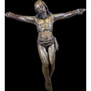 Large Carved Wooden Christ - 18th Century 