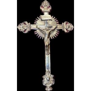 Imposing Processional Cross - 19th Century 