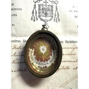 Thèque reliquaire de Saint Bernard de Parme  - 1854 