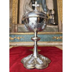 Silver Ciborium By The Favier Company - Pre-1850 