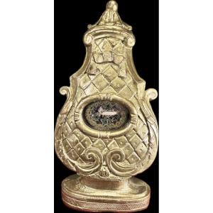 Reliquary Monstrance Of Saint Leo - Pope - 18th Century 