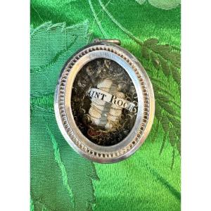 Saint Roch Reliquary With Authentic
