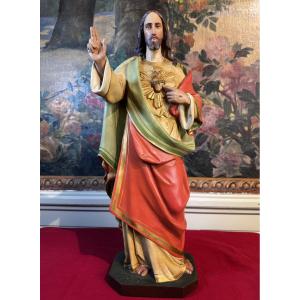 Représentation du Christ au Sacré Cœur - circa 1900