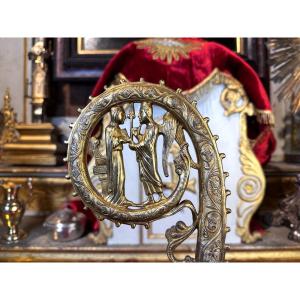 Neogothic Bishop's Crozier - 19th Century